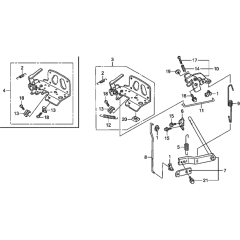 Control Assembly for Honda GCV520U