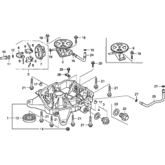 Oil Pan Assembly for Honda GCV530