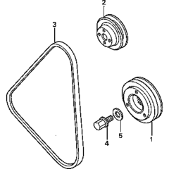 Pulley Assembly for Honda GD1100