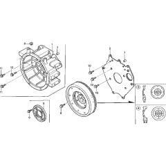 Flywheel Assembly for Honda GD1100