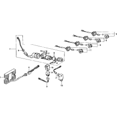 Switch Assembly for Honda GD1250