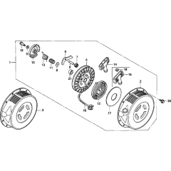 Recoil Starter for Honda GD321