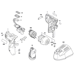 Impact Wrench Assembly for Bosch