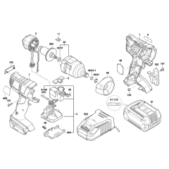 Impact Wrench Assembly for Bosch