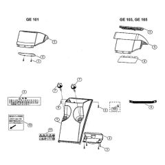 Funnel Assembly for GE 105
