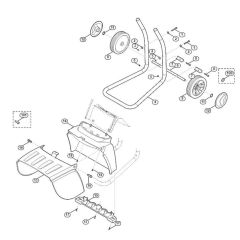 Wheel Carrier for Stihl/Viking GE 150.1