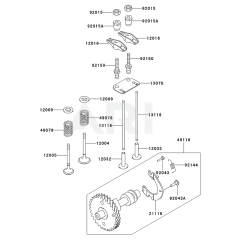 Valve/Camshaft for GE2900A