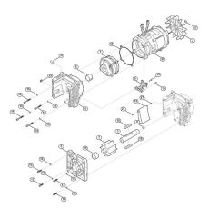 Motor, Cutting System Assembly