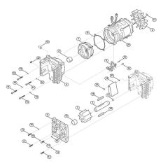 Motor, Cutting System Assembly