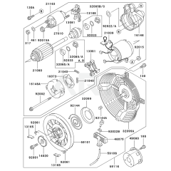 Starter for Kawasaki GE5000AS