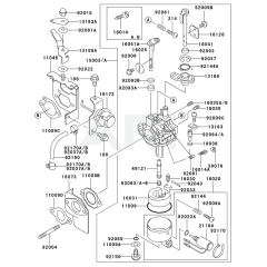 Kawasaki GE5000AS Carburettor