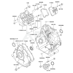 Cylinder/Crankcase for GE5000AS