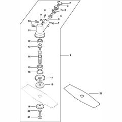 Gear Head Assembly for Stihl FR3001