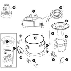 Numatic GVE370 Assembly