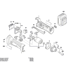 Cordless Grinder Assembly