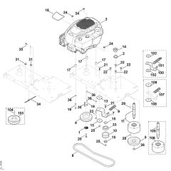 Engine & Drive for Stihl GH 460.0