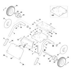 Chassis for Stihl GH 460.0