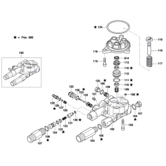 Washer Assembly for Bosch GHP 5-55