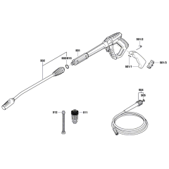 Washer Assembly for Bosch GHP 5-55