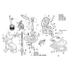 Cordless Palm Router Assembly