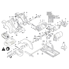 Circular Saw Assembly for Bosch