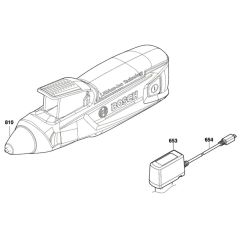 Cordless Hot Glue Gun Assembly