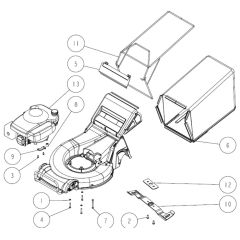 Blade, Catcher Assembly for OREC GR538 Mower