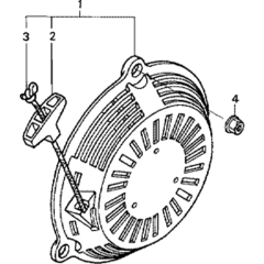 Recoil Starter for Honda GS190A