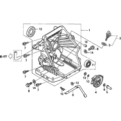 Oil Pan Assembly for Honda GS190A