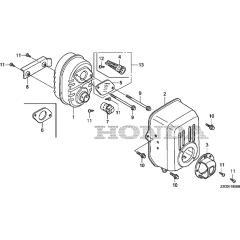 Muffler Assembly for Honda GS190A