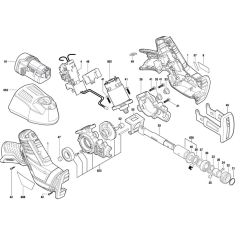 Bosch GSA 12V-14 Saw Assembly