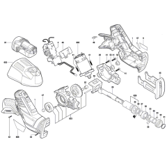 Bosch GSA 12V-14 Saw Assembly