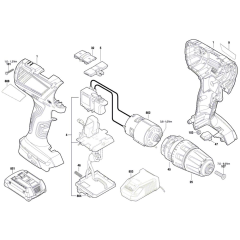 Cordless Screwdriver Assembly
