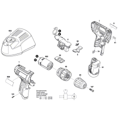 Bosch GSR 12V-15 Assembly