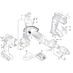 Cordless Screwdriver Assembly