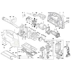 Bosch GST 160 BCE Jigsaw Assembly