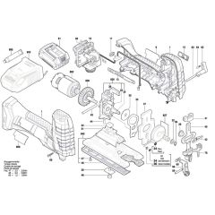 Cordless Jigsaw Assembly