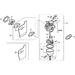 Carburettor Assembly for GSV160A
