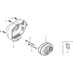 Muffler Assembly for Honda GSV160A