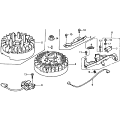 Flywheel Assembly for Honda GSV160A