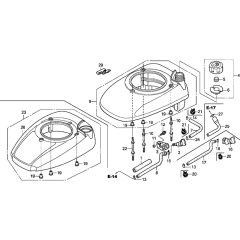 Fan Cover for Honda GSV190A