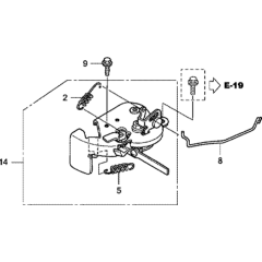 Choke Base Assembly for Honda
