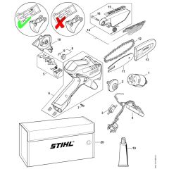 Stihl GTA 26 Spare Parts