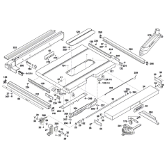 Table Saw Assembly for Bosch GTS 10 J