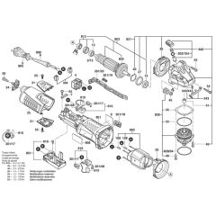 Main Assembly for Bosch GWS 12-125