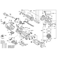 Bosch GWS 12-125 Assembly