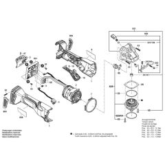 Bosch GWS 18V-15 P Assembly