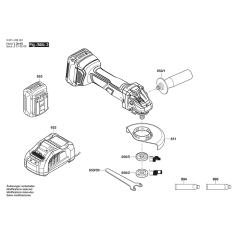 Auxiliary Handle for Bosch GWS 18V-7