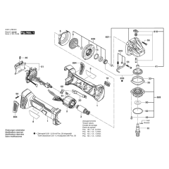Bosch GWS 18V-7 Assembly