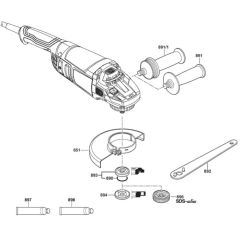 Main Assembly for Bosch GWS 20-230 P